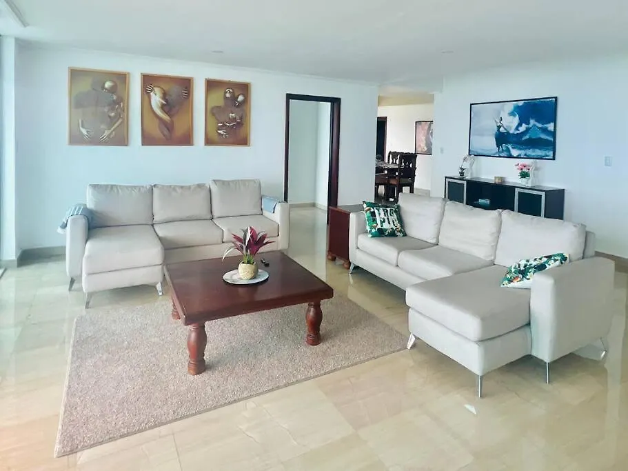 Lägenhet Beach Front Penthouse In Exclusive Tower Santo Domingo